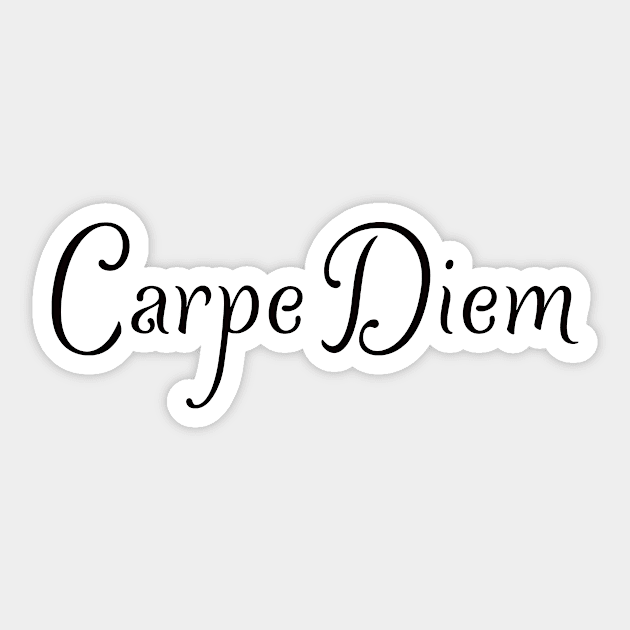 Carpe diem Sticker by Mhea